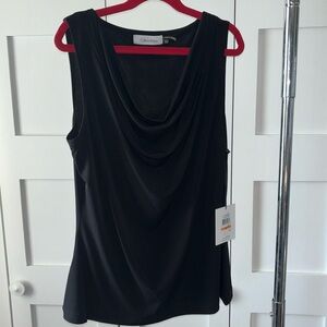 Calvin Klein Black scoop top. Size small.